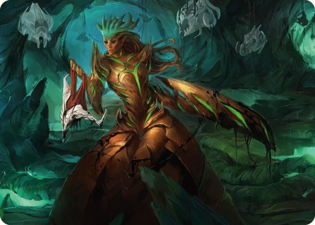 Glissa Sunslayer Art Card [Phyrexia: All Will Be One Art Series] | Lots Moore NSW