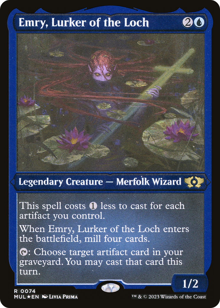 Emry, Lurker of the Loch (Foil Etched) [Multiverse Legends] | Lots Moore NSW