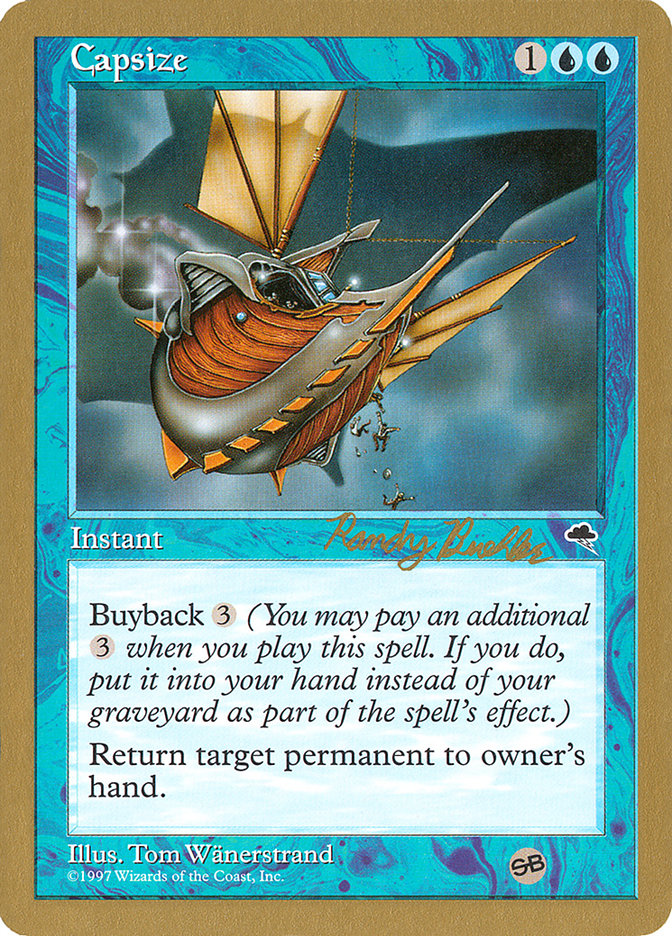 Capsize (Randy Buehler) (SB) [World Championship Decks 1998] | Lots Moore NSW