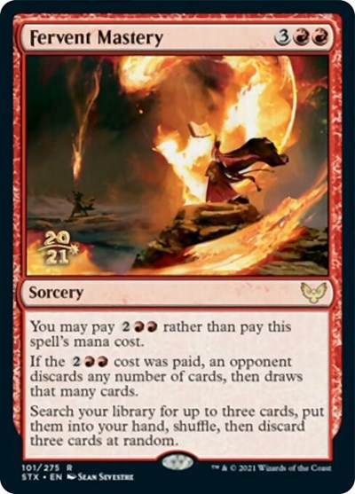 Fervent Mastery [Strixhaven: School of Mages Prerelease Promos] | Lots Moore NSW