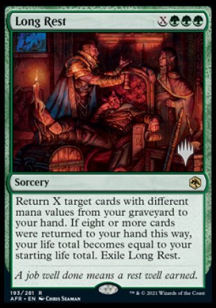 Long Rest (Promo Pack) [Dungeons & Dragons: Adventures in the Forgotten Realms Promos] | Lots Moore NSW
