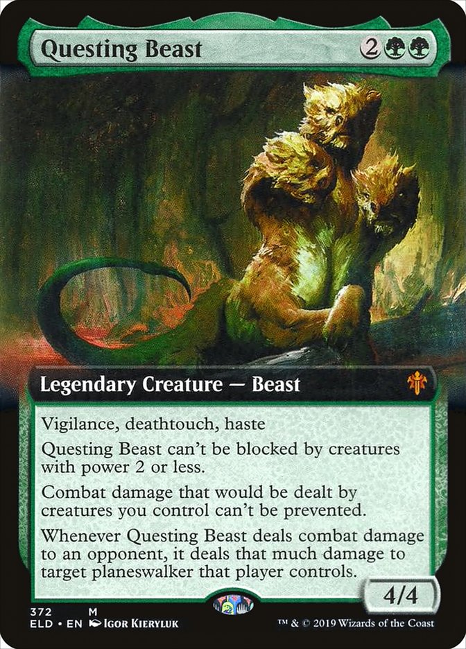 Questing Beast (Extended Art) [Throne of Eldraine] | Lots Moore NSW