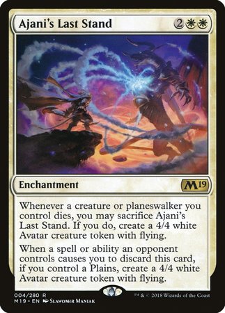 Ajani's Last Stand [Core Set 2019] | Lots Moore NSW