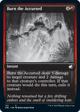 Burn the Accursed [Innistrad: Double Feature] | Lots Moore NSW
