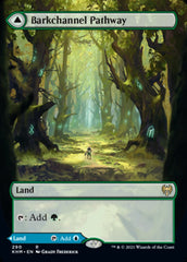 Barkchannel Pathway // Tidechannel Pathway (Borderless Alternate Art) [Kaldheim] | Lots Moore NSW