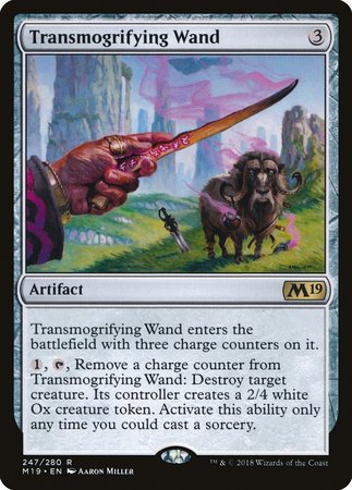 Transmogrifying Wand [Core Set 2019] | Lots Moore NSW