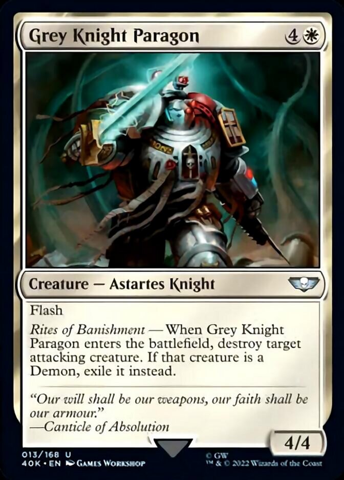 Grey Knight Paragon (Surge Foil) [Warhammer 40,000] | Lots Moore NSW