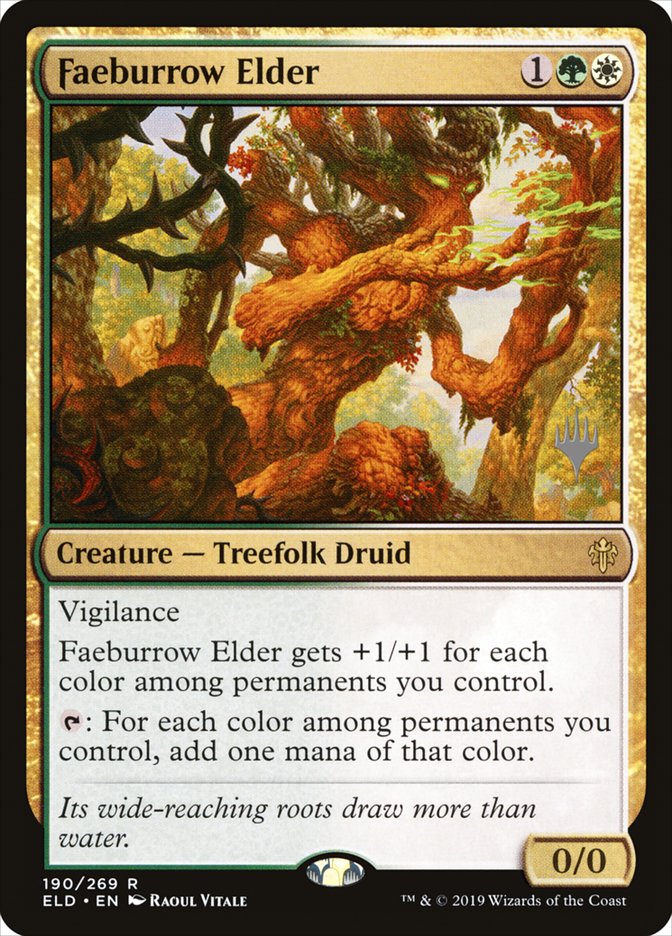 Faeburrow Elder (Promo Pack) [Throne of Eldraine Promos] | Lots Moore NSW