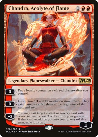 Chandra, Acolyte of Flame [Core Set 2020 Promos] | Lots Moore NSW