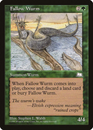 Fallow Wurm [Weatherlight] | Lots Moore NSW