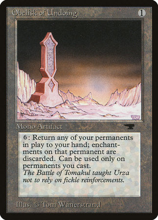 Obelisk of Undoing [Antiquities] | Lots Moore NSW