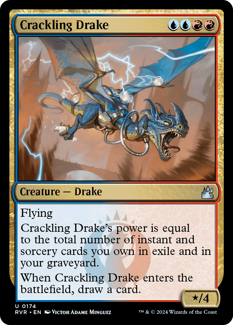 Crackling Drake [Ravnica Remastered] | Lots Moore NSW