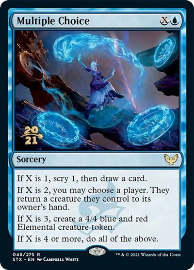 Multiple Choice [Strixhaven: School of Mages Prerelease Promos] | Lots Moore NSW