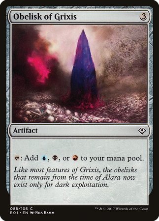 Obelisk of Grixis [Archenemy: Nicol Bolas] | Lots Moore NSW