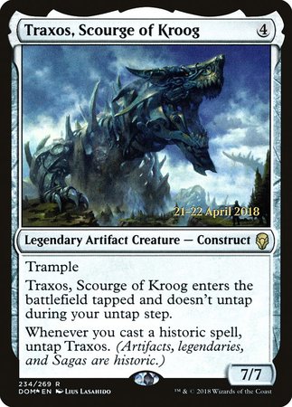 Traxos, Scourge of Kroog [Dominaria Promos] | Lots Moore NSW