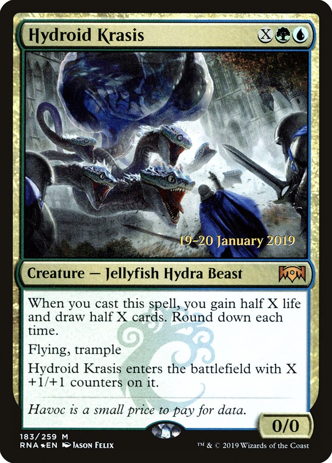 Hydroid Krasis [Ravnica Allegiance Prerelease Promos] | Lots Moore NSW