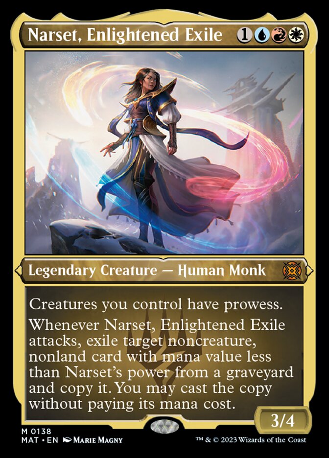 Narset, Enlightened Exile (Foil Etched) [March of the Machine: The Aftermath] | Lots Moore NSW