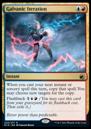 Galvanic Iteration (Promo Pack) [Innistrad: Midnight Hunt Promos] | Lots Moore NSW