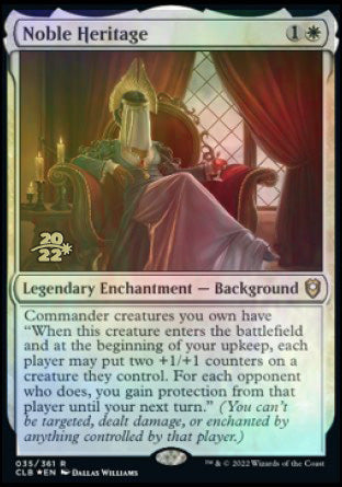 Noble Heritage [Commander Legends: Battle for Baldur's Gate Prerelease Promos] | Lots Moore NSW