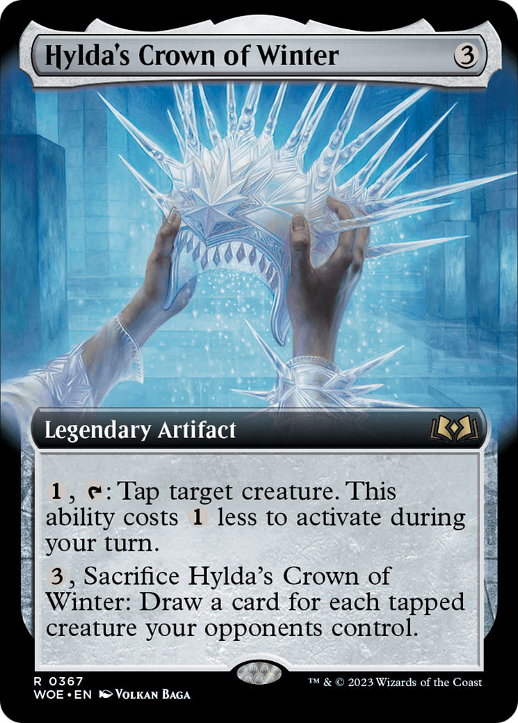 Hylda's Crown of Winter (Extended Art) [Wilds of Eldraine] | Lots Moore NSW