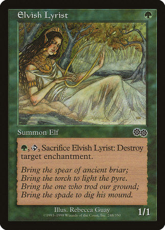 Elvish Lyrist [Urza's Saga] | Lots Moore NSW