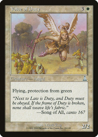 Voice of Duty [Urza's Destiny] | Lots Moore NSW