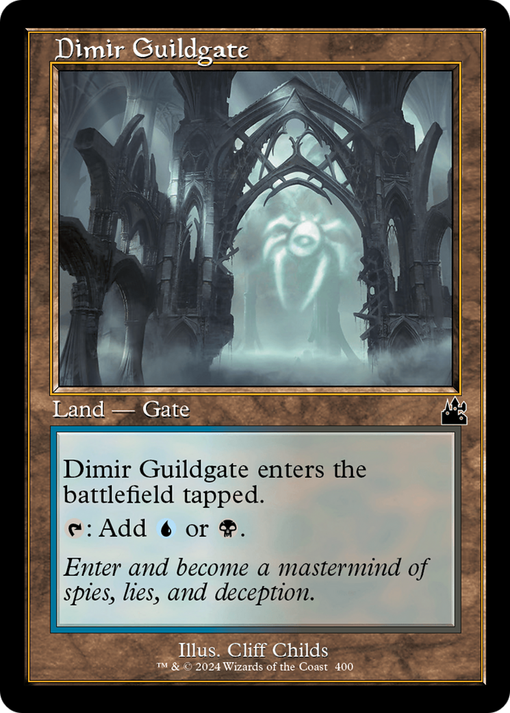 Dimir Guildgate (Retro Frame) [Ravnica Remastered] | Lots Moore NSW