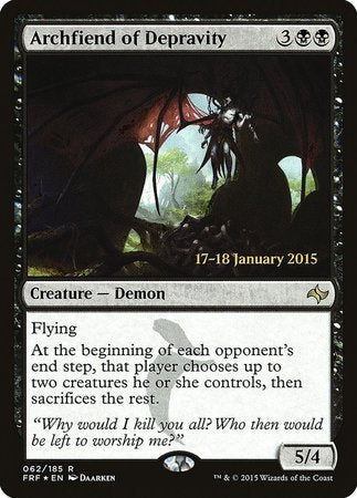 Archfiend of Depravity [Fate Reforged Promos] | Lots Moore NSW