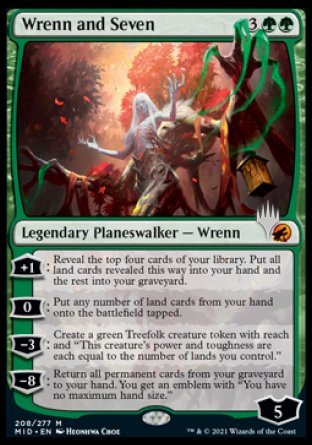 Wrenn and Seven (Promo Pack) [Innistrad: Midnight Hunt Promos] | Lots Moore NSW