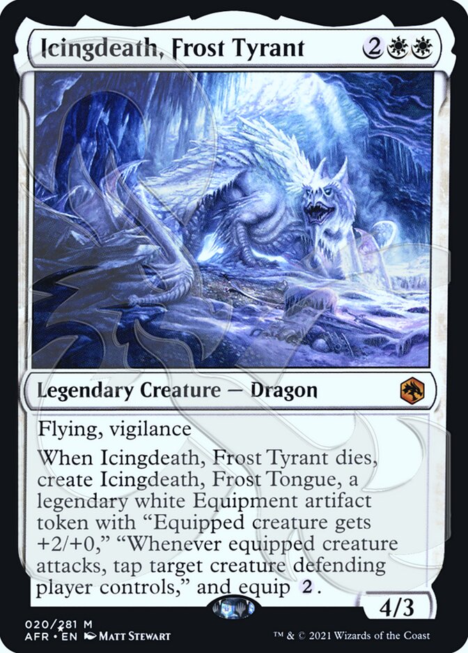 Icingdeath, Frost Tyrant (Ampersand Promo) [Dungeons & Dragons: Adventures in the Forgotten Realms Promos] | Lots Moore NSW