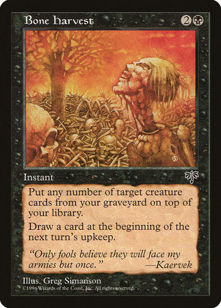 Bone Harvest [Mirage] | Lots Moore NSW