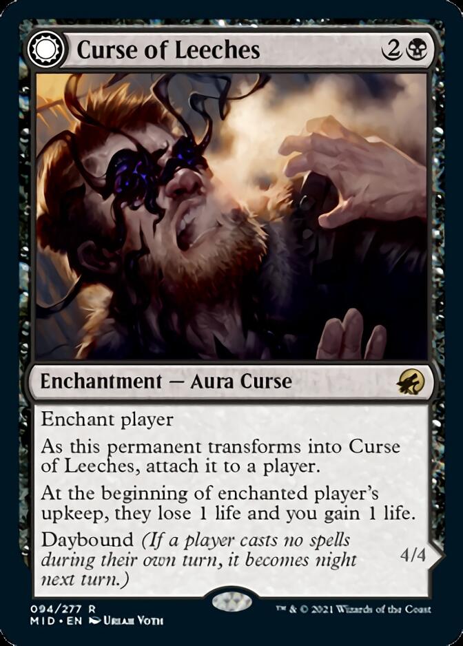 Curse of Leeches // Leeching Lurker [Innistrad: Midnight Hunt] | Lots Moore NSW