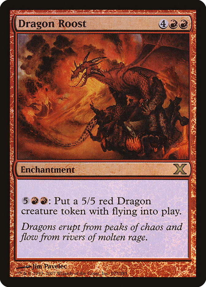 Dragon Roost (Premium Foil) [Tenth Edition] | Lots Moore NSW