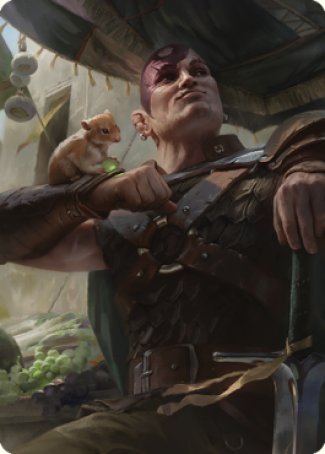 Minsc & Boo, Timeless Heroes Art Card (38) [Commander Legends: Battle for Baldur's Gate Art Series] | Lots Moore NSW