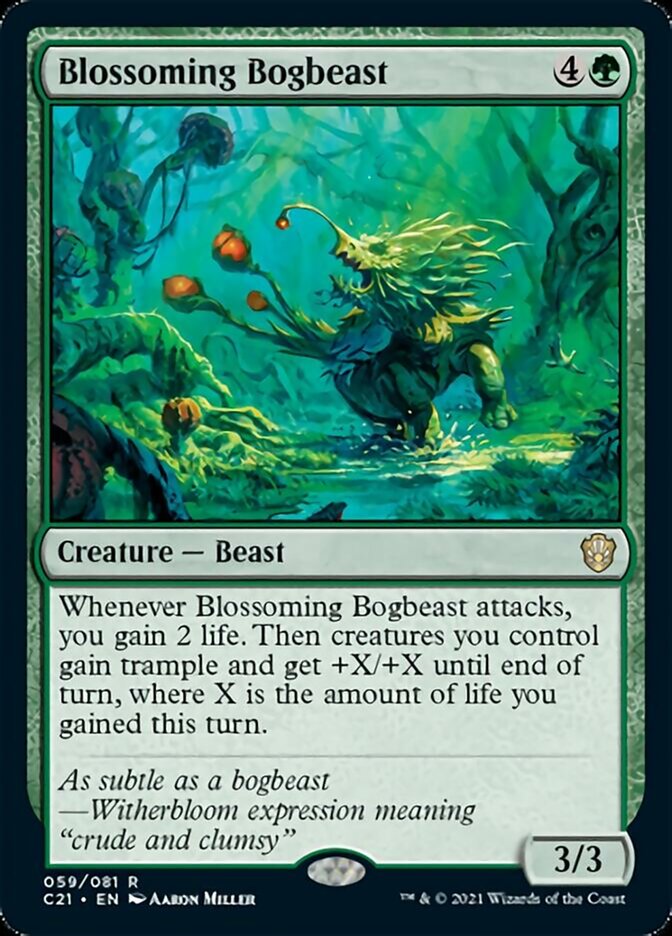 Blossoming Bogbeast [Commander 2021] | Lots Moore NSW