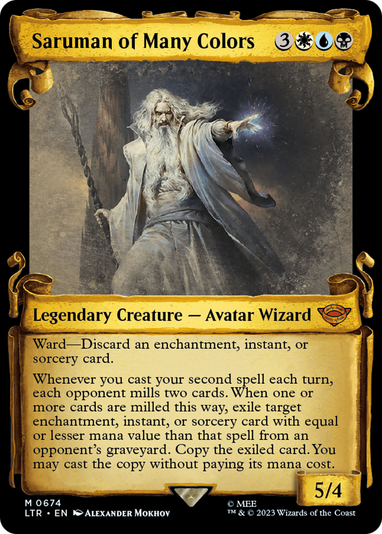 Saruman of Many Colors [The Lord of the Rings: Tales of Middle-Earth Showcase Scrolls] | Lots Moore NSW