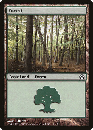 Forest (111) [Duels of the Planeswalkers] | Lots Moore NSW