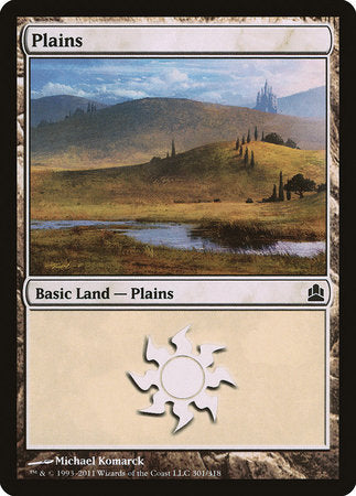 Plains (301) [Commander 2011] | Lots Moore NSW