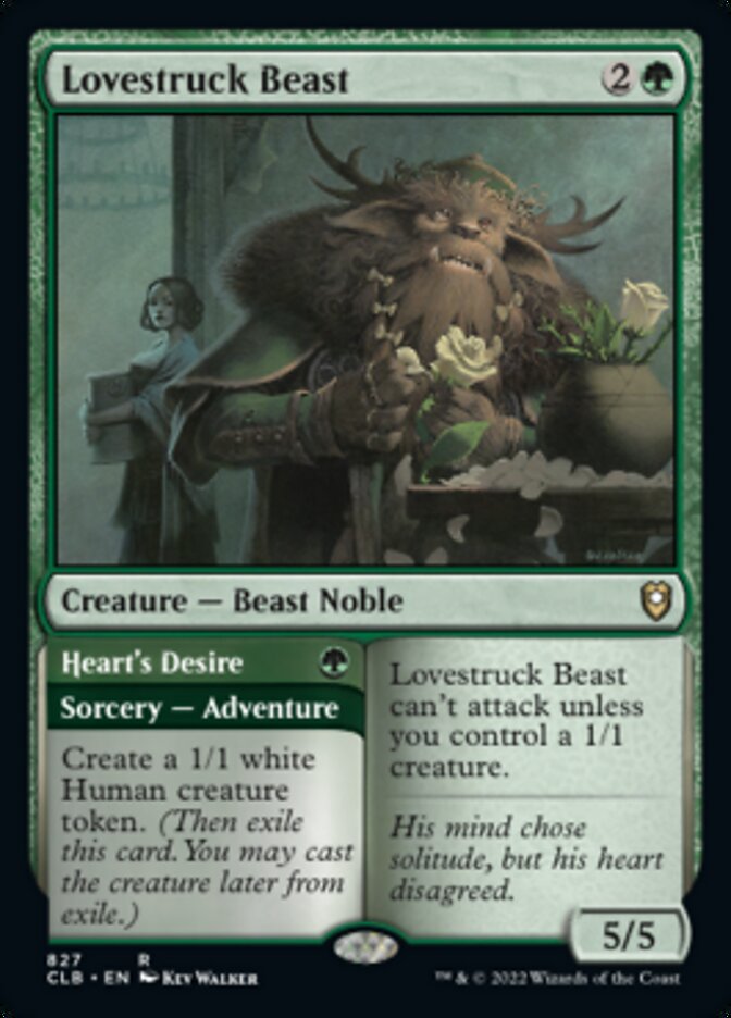 Lovestruck Beast // Heart's Desire [Commander Legends: Battle for Baldur's Gate] | Lots Moore NSW