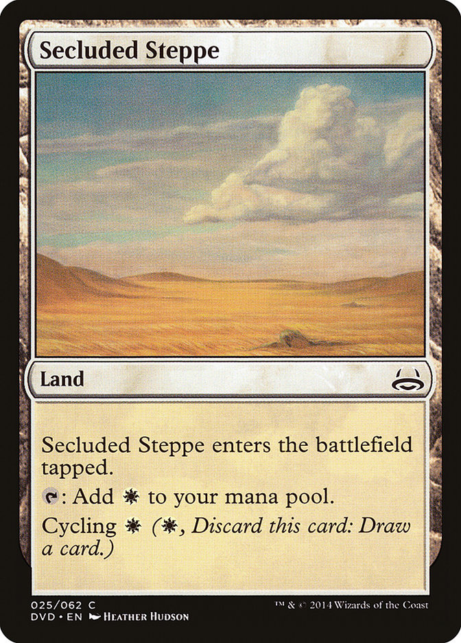 Secluded Steppe (Divine vs. Demonic) [Duel Decks Anthology] | Lots Moore NSW