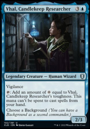Vhal, Candlekeep Researcher [Commander Legends: Battle for Baldur's Gate] | Lots Moore NSW