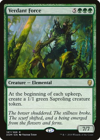Verdant Force [Dominaria] | Lots Moore NSW