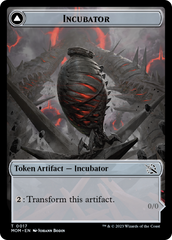 Incubator // Phyrexian (17) Double-Sided Token [March of the Machine Tokens] | Lots Moore NSW