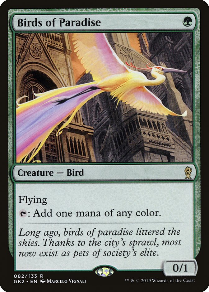 Birds of Paradise [Ravnica Allegiance Guild Kit] | Lots Moore NSW