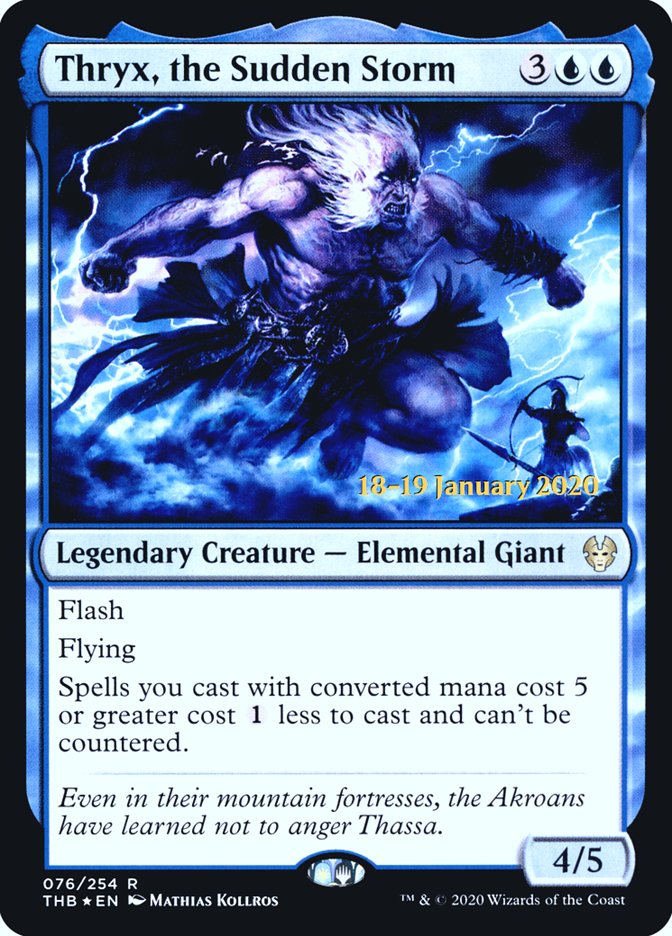Thryx, the Sudden Storm [Theros Beyond Death Prerelease Promos] | Lots Moore NSW