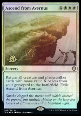 Ascend from Avernus [Commander Legends: Battle for Baldur's Gate Prerelease Promos] | Lots Moore NSW