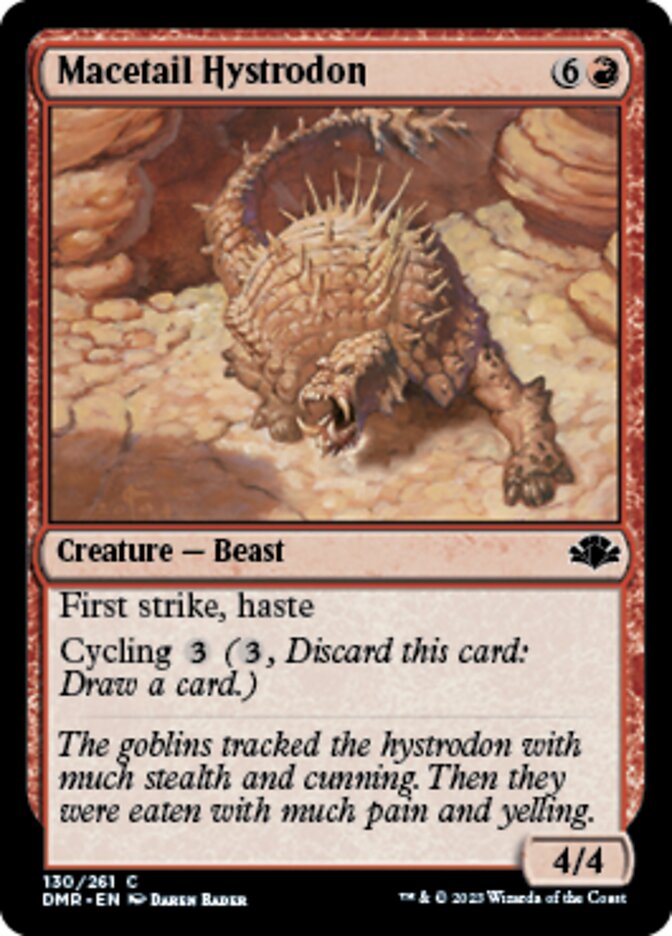 Macetail Hystrodon [Dominaria Remastered] | Lots Moore NSW