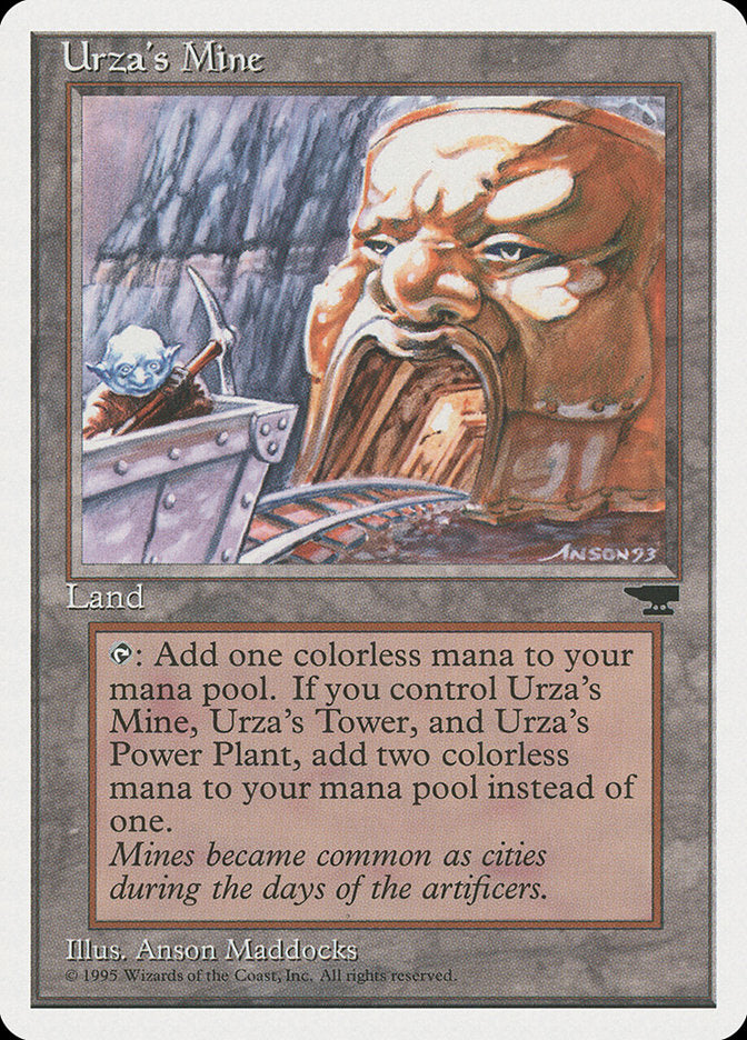 Urza's Mine (Mine Cart Entering Mouth) [Chronicles] | Lots Moore NSW