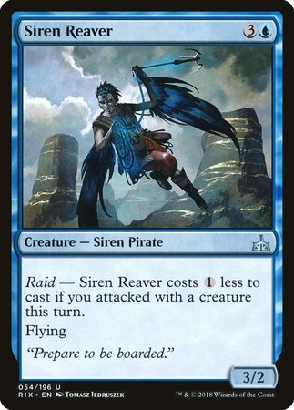 Siren Reaver [Rivals of Ixalan] | Lots Moore NSW