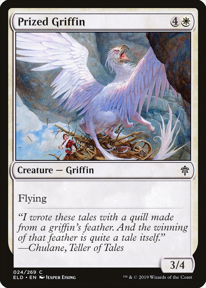 Prized Griffin [Throne of Eldraine] | Lots Moore NSW